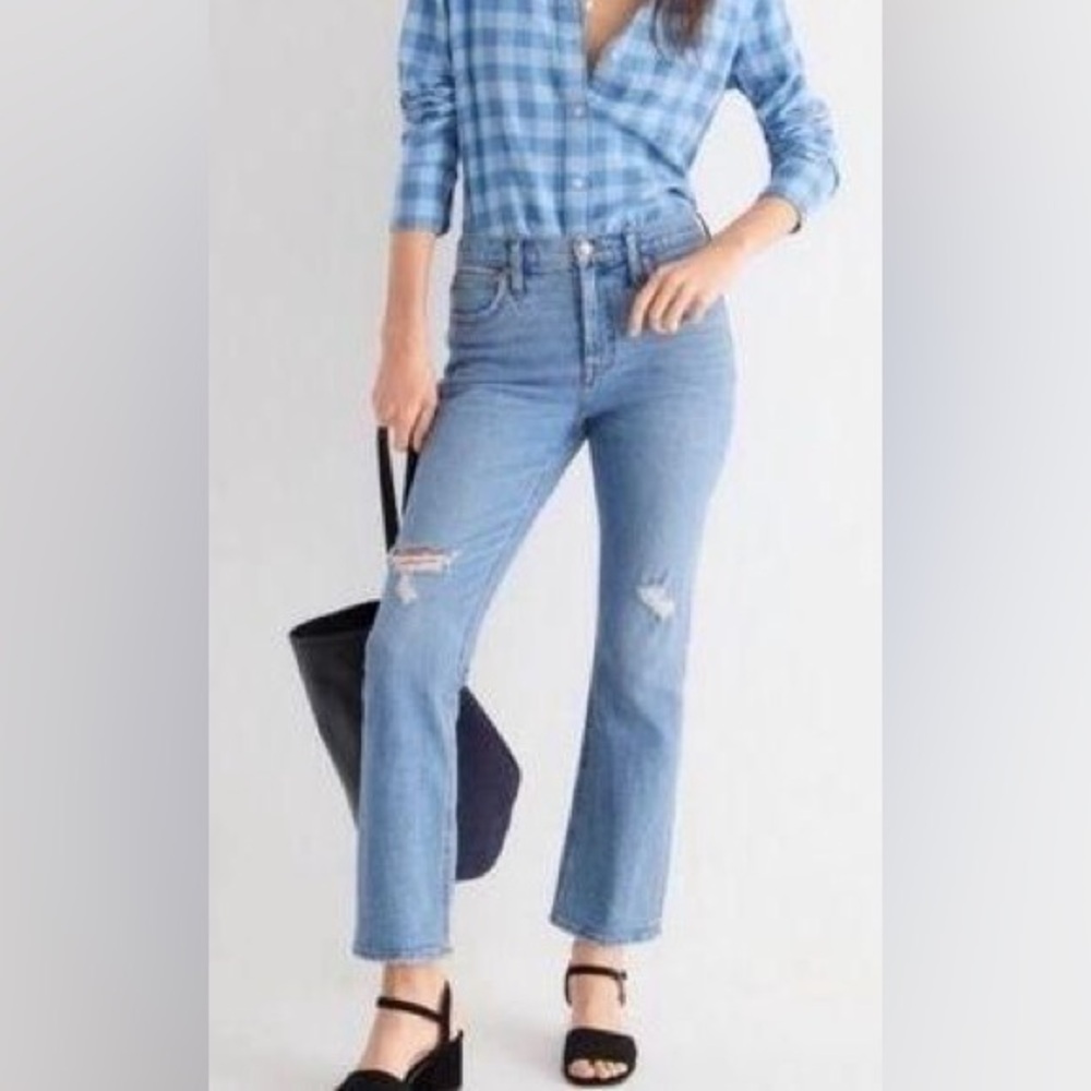 J Crew Billie Demi Boot crop Jean - Picture 2 of 7